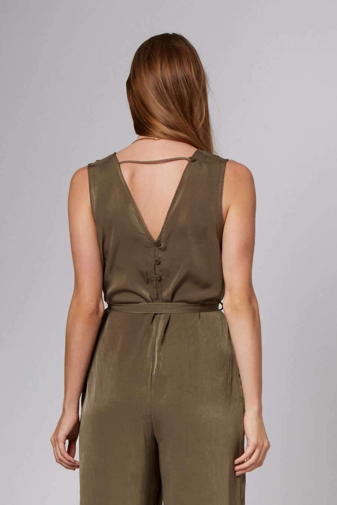 Lisa Olive Midi Jumpsuit-Rompers