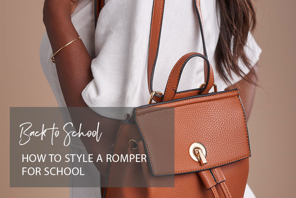 How to Style a Romper for School