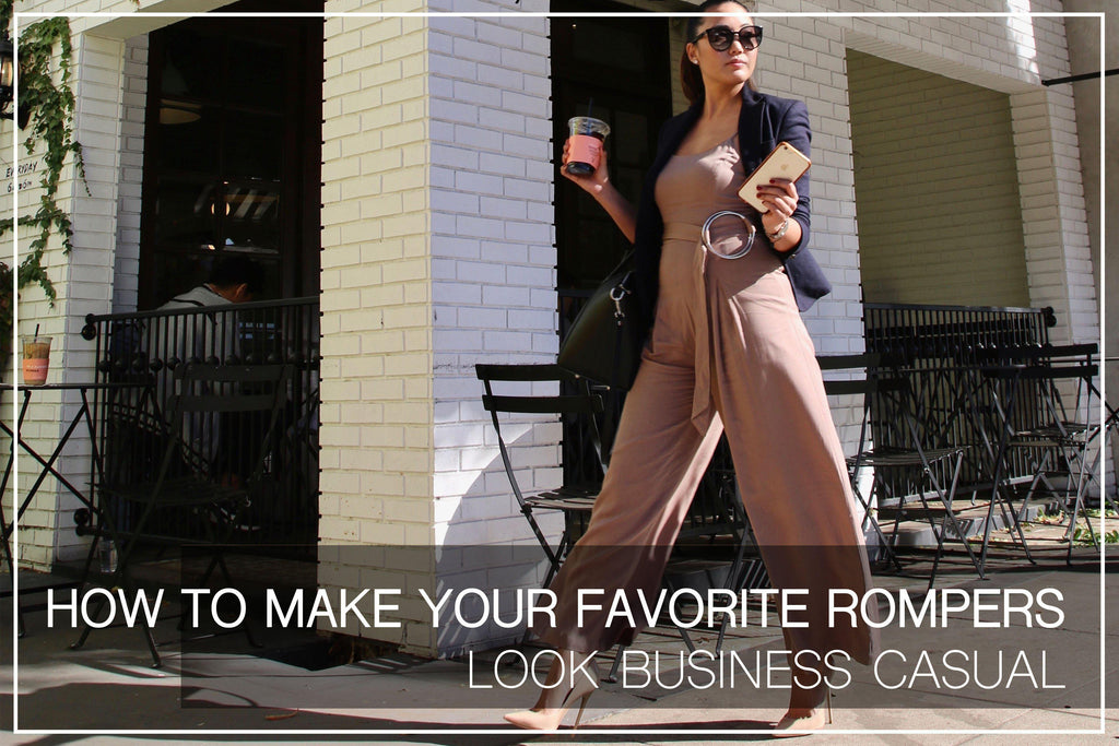 How To Make Your Favorite Rompers Look Business Casual