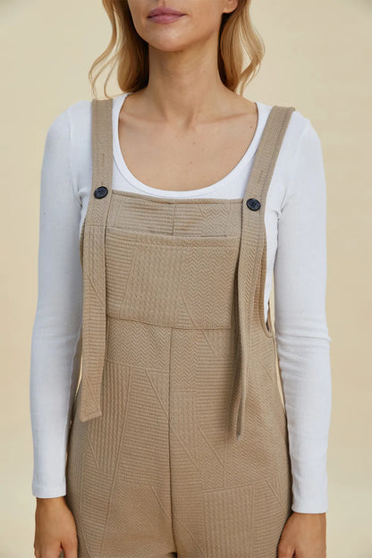 Double Take Textured Sleeveless Romper – product view 14