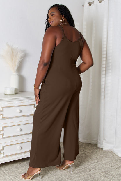 Elegance in Motion V-Neck Jumpsuit