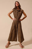 Savannah Chic Leopard Print Jumpsuit