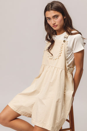 Garden Grace Lace Trim Romper