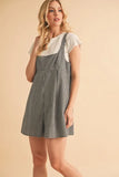Timeless Trend Plaid Square Neck Romper