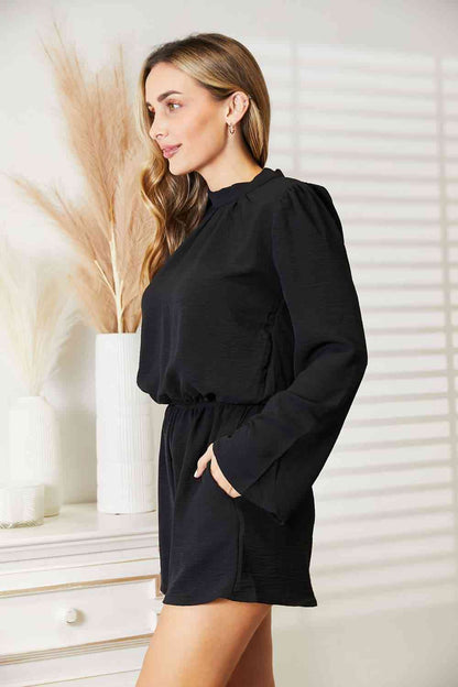 Flirtatious Breeze Open-Back Romper