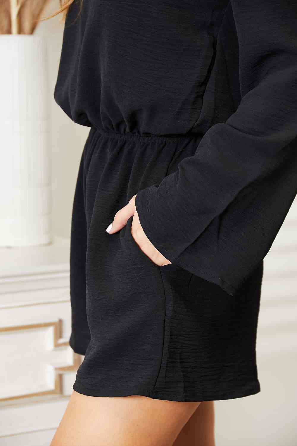 Flirtatious Breeze Open-Back Romper