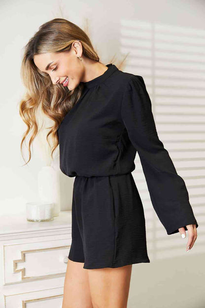 Flirtatious Breeze Open-Back Romper