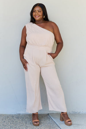 Solitaire One Shoulder Jumpsuit