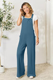 Manhattan Muse Wide Strap Overall with Pockets