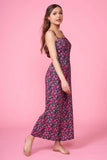Penny Pink Floral Print Back Tie Jumpsuit by Lush