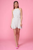 Ottis White Polka Dot Romper