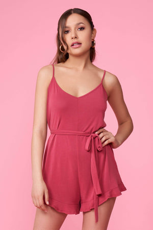 Missy Raspberry Romper