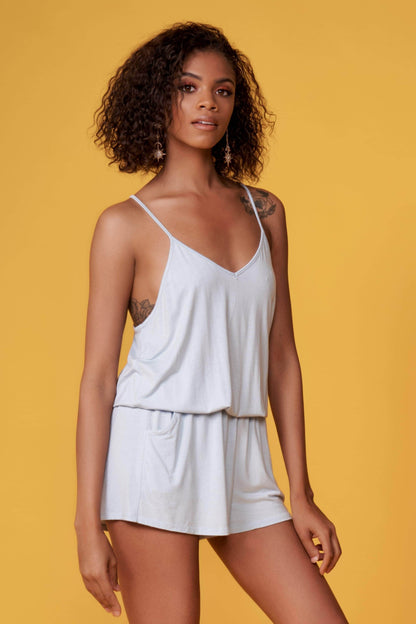 Frida Baby Blue Romper