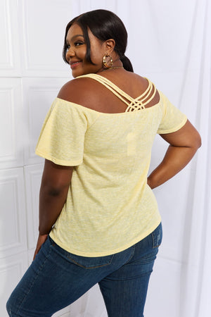 Sunshine Serenade Off Shoulder Top