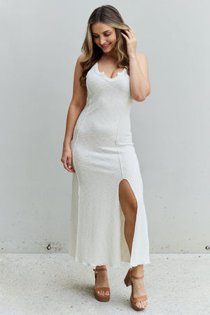 Glamour Glide - Slit Maxi Dress