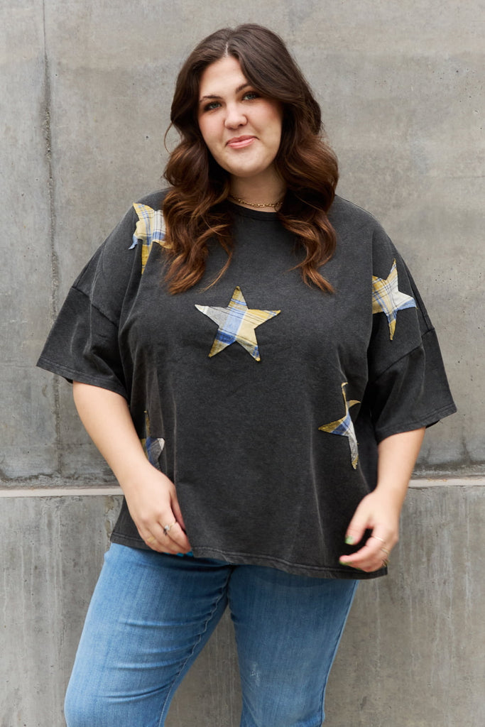 Starbound Chic - Check Print Top