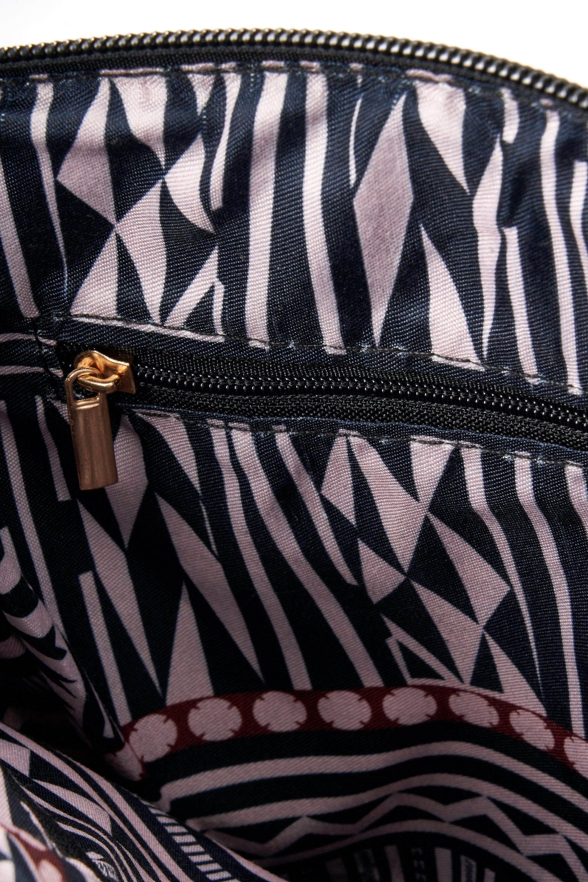 Essential Black Chevron Clutch-Accessories