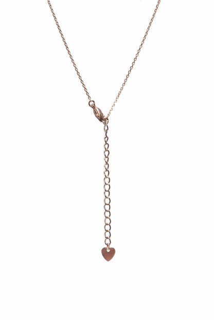 Gold Sideways Initial Pendant Necklace-Accessories