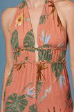 Lanikai Tropical Print Midi Halter Jumpsuit-Rompers