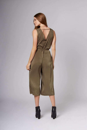 Lisa Olive Midi Jumpsuit-Rompers