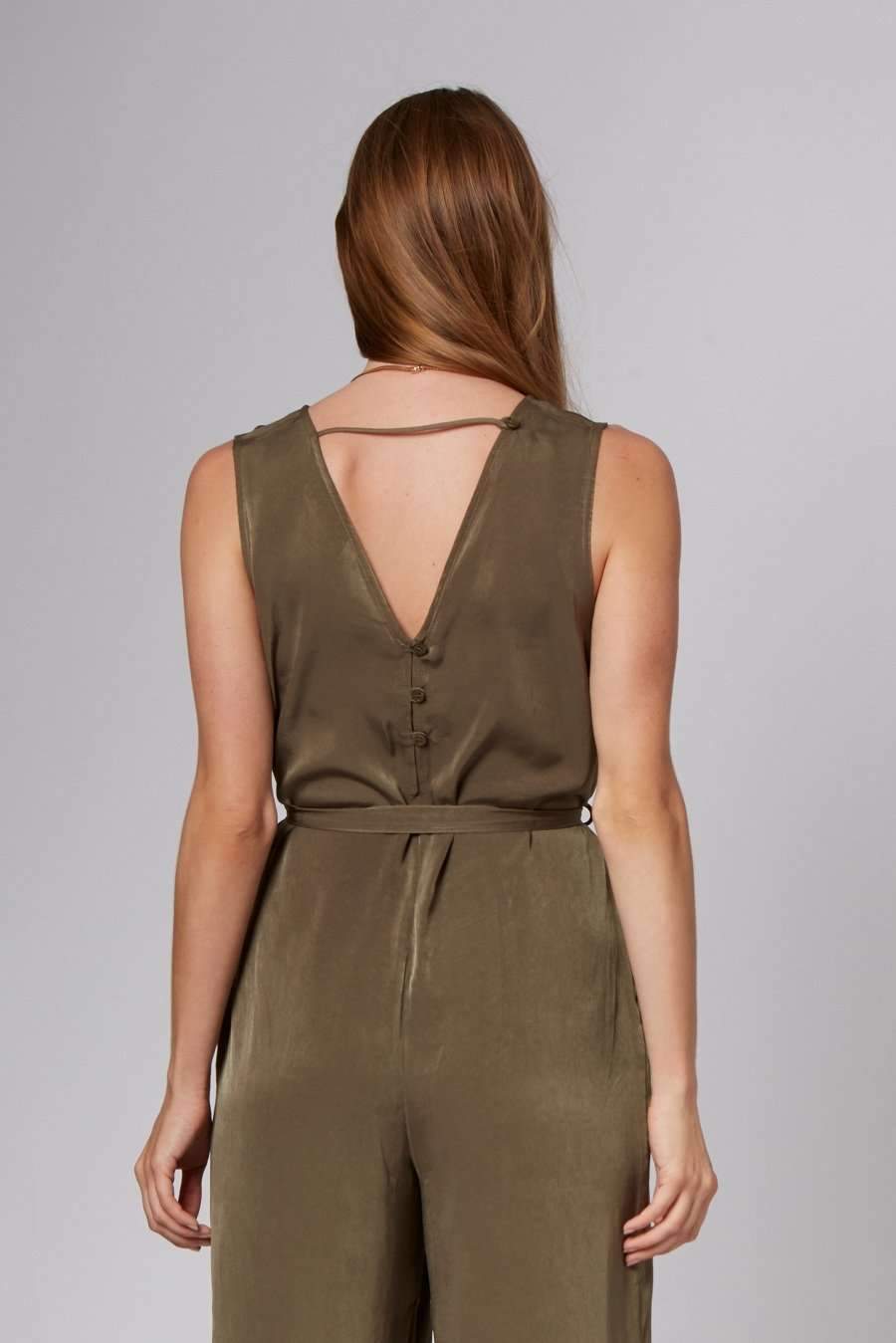 Lisa Olive Midi Jumpsuit-Rompers