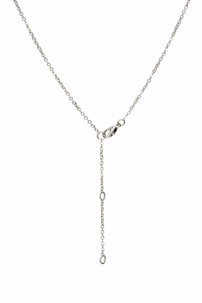 Love Me Knot Silver Pendant Necklace-Accessories