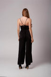 Malia Black Wide-Leg Jumpsuit-Rompers