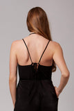 Malia Black Wide-Leg Jumpsuit-Rompers