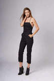 Rosie Black Lace-Up Jumpsuit